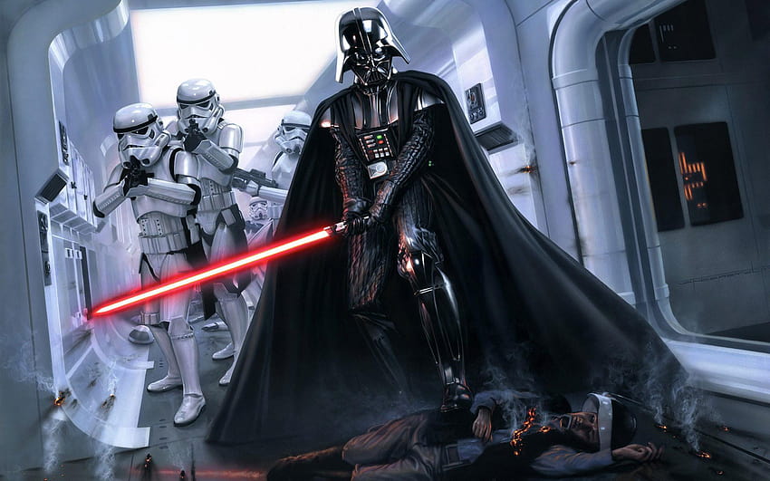7 Darth Vader, luke skywalker vs darth vader HD wallpaper