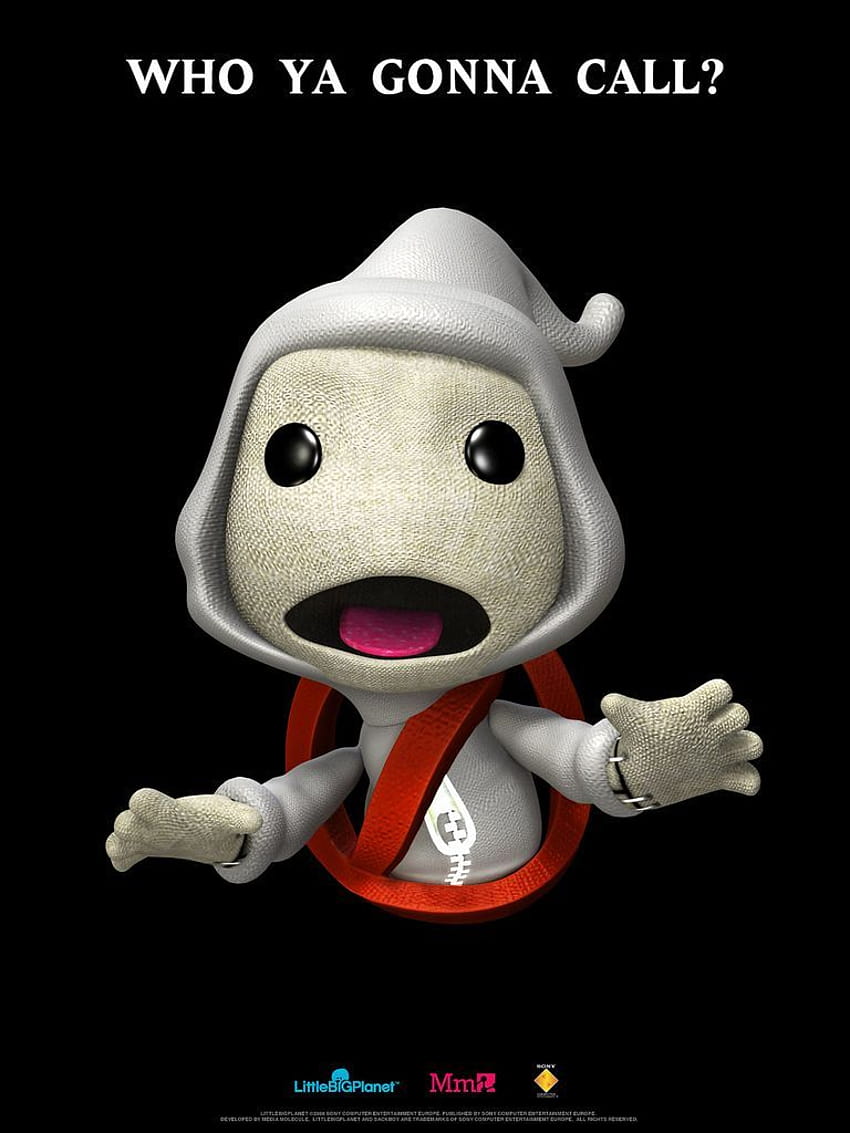 you can actually buy ghost busters costumes on little big planet, little big planet android HD phone wallpaper