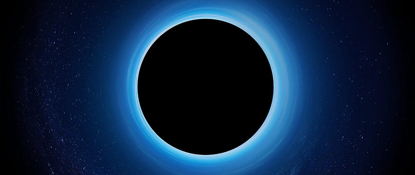 2560x1080 buraco negro, eclipse, estrelas, buraco negro e planeta papel de parede HD
