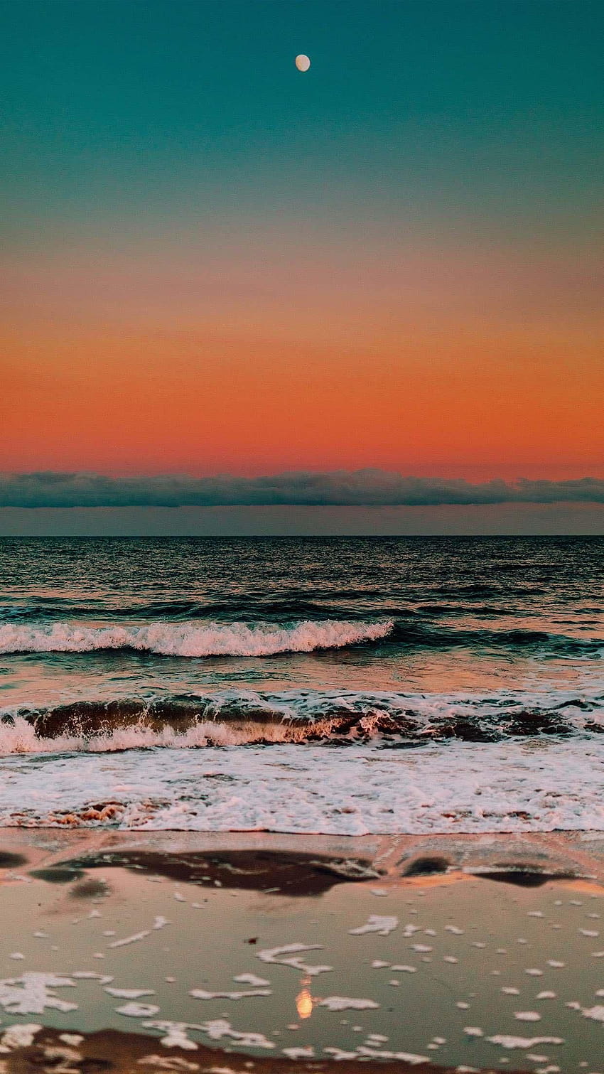 Download Enjoying a beautiful evening seaside at Sunset Beach Wallpaper   Wallpaperscom