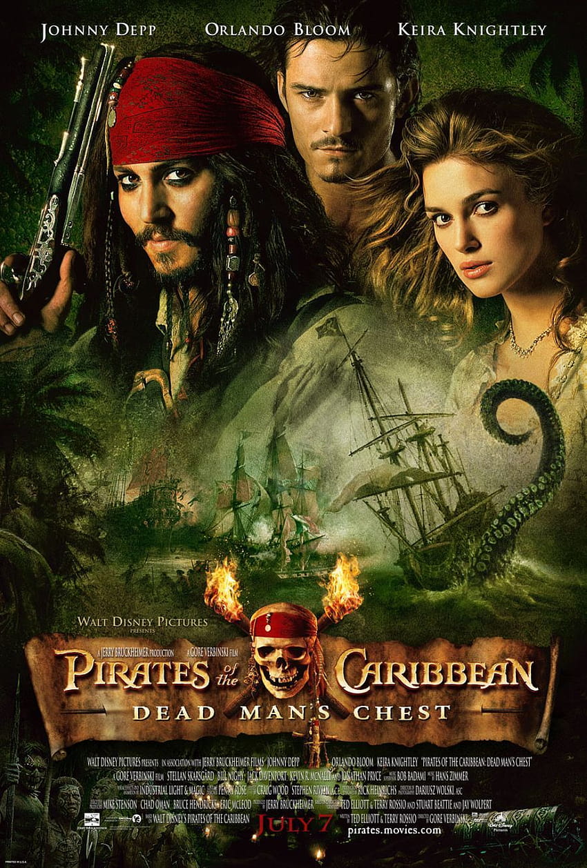 Pirates of the Caribbean: Peti Orang Mati wallpaper ponsel HD