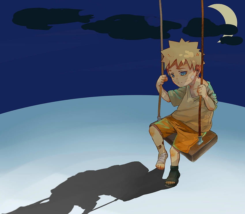 Fixe em Naruto, garoto triste naruto papel de parede HD