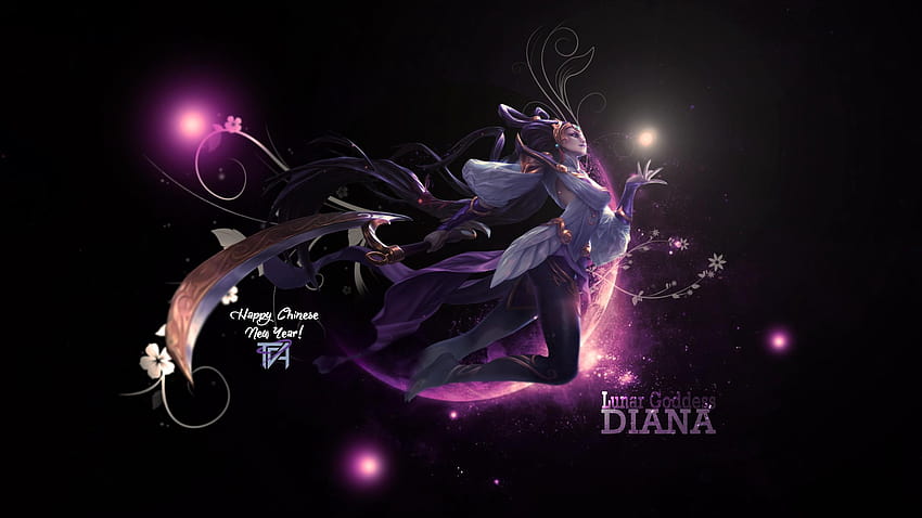 Lunar Goddess Diana HD wallpaper