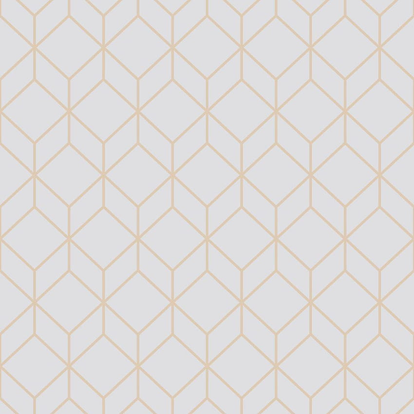 Graham & Brown Myrtle Geo Grey/Rose Gold Removable Sample, the home depot HD phone wallpaper