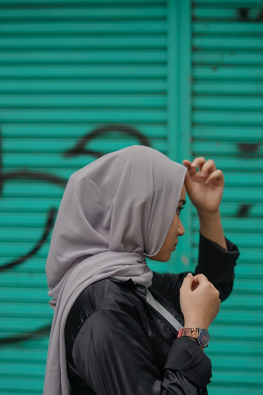 Esthétique Iphone Hijab Cartoon, esthétique niqab Fond d'écran de téléphone HD