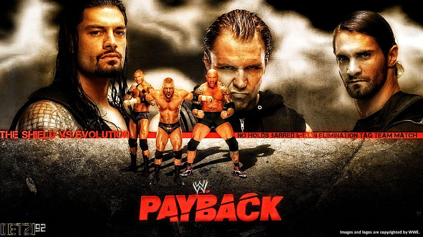 Payback 2014, el escudo wwe fondo de pantalla