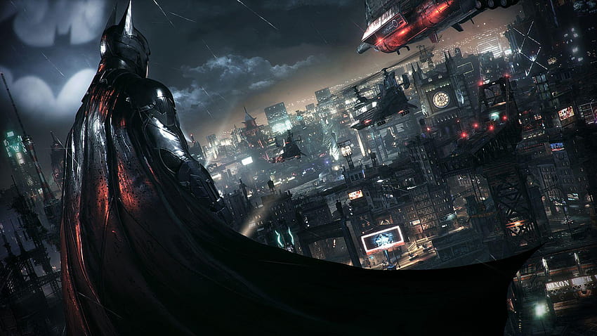 Batman Arkham Knight Le Chevalier Noir Batman City Fond d'écran HD