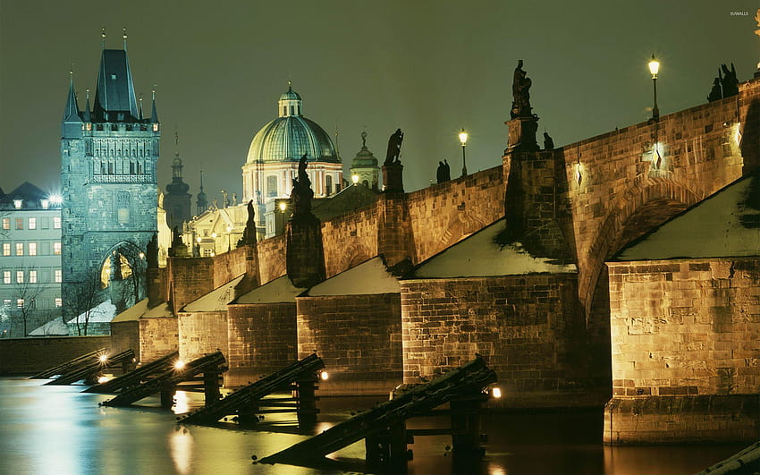 Puente de Carlos en Praga fondo de pantalla