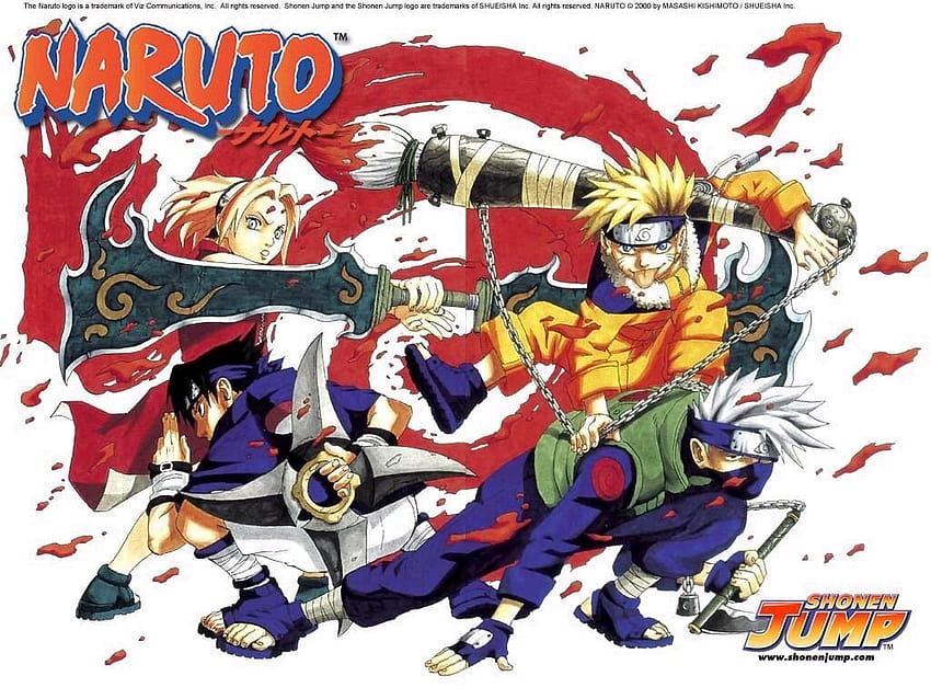 Anime » Naruto » Arrière-plans d'affiches Shonen Jump Fond d'écran HD