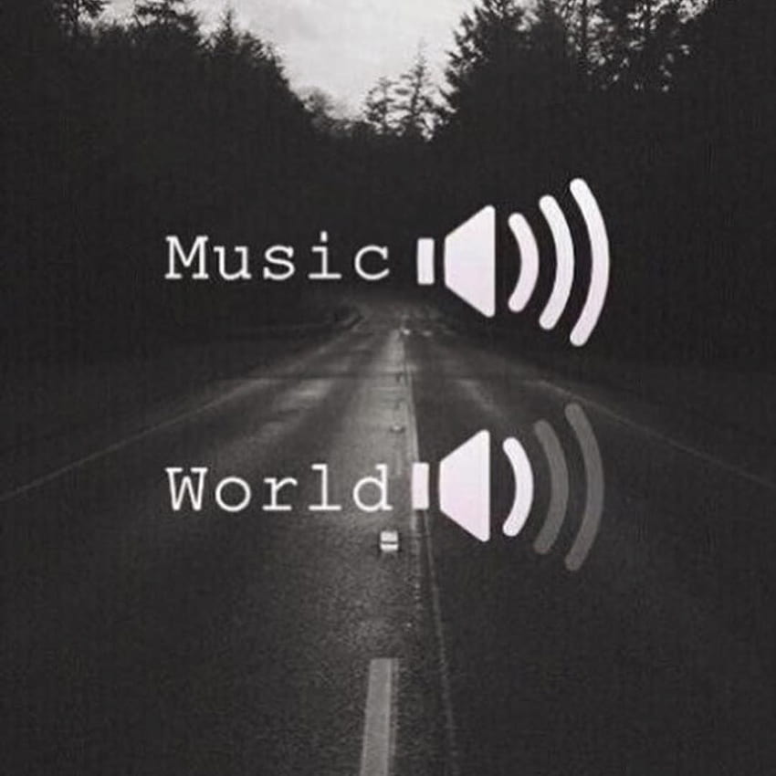 Music World pubblicato da John Mercado, musica su mondo spento Sfondo del telefono HD