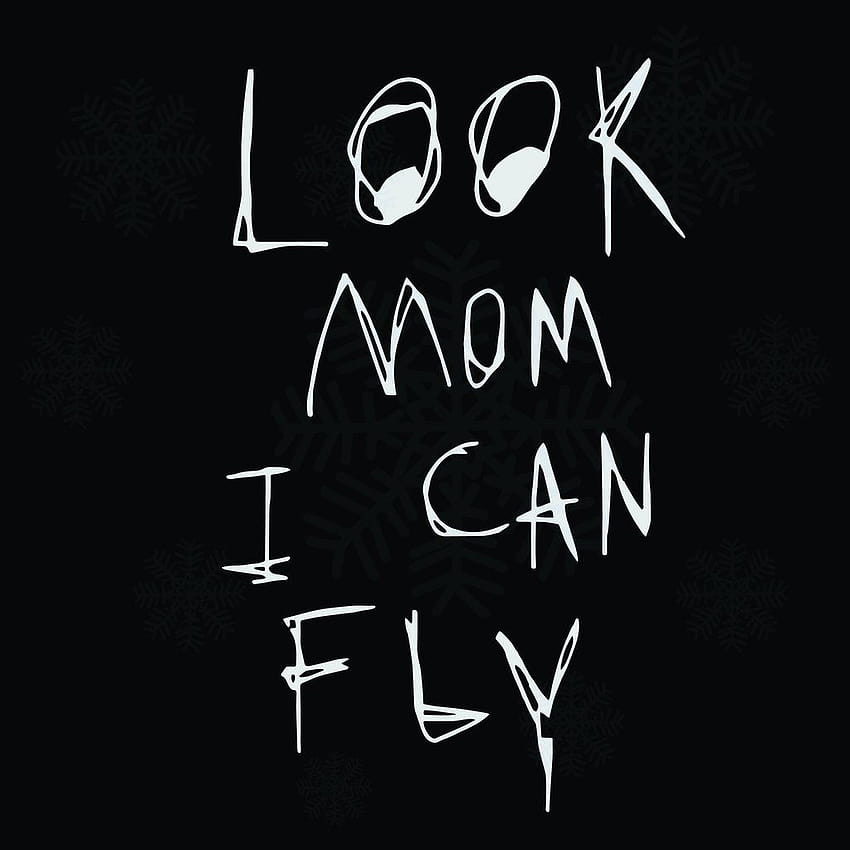 Mira mamá puedo volar, mamá negra fondo de pantalla del teléfono