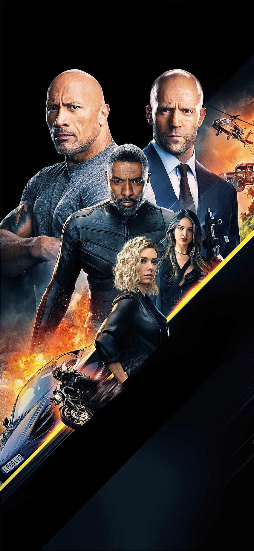 hobbs and shaw iPhone X, hobs HD phone wallpaper