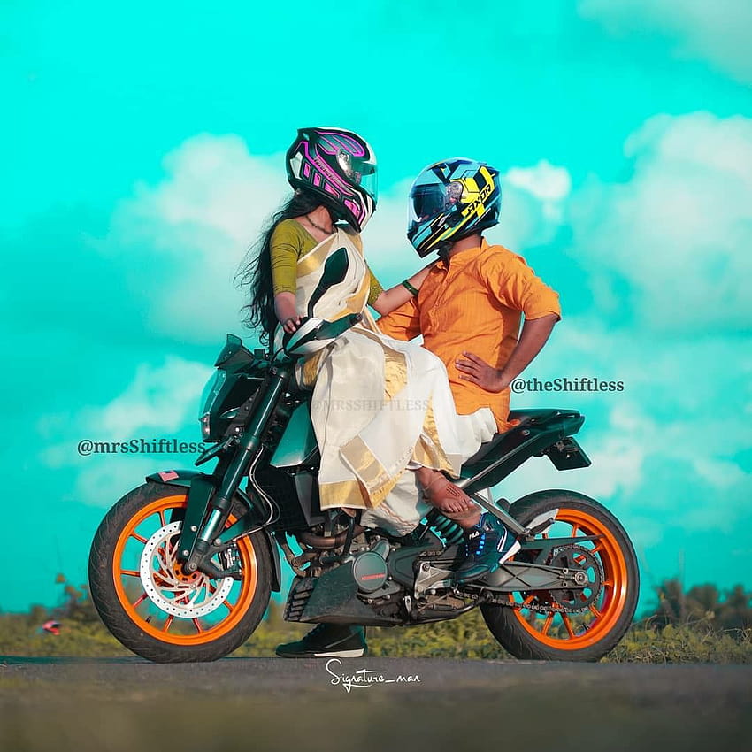 34 Best Motorcycle couple ideas, bike rider lovers HD phone wallpaper