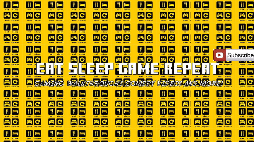 Eat Sleep Game Repeat HD-Hintergrundbild