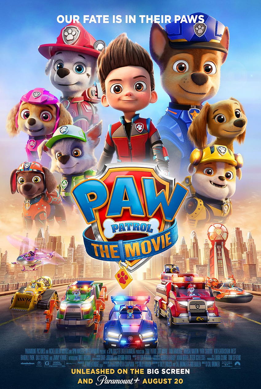 PAW Patrol: The Movie 映画のポスターと、すべての Paw Patrol HD電話の壁紙