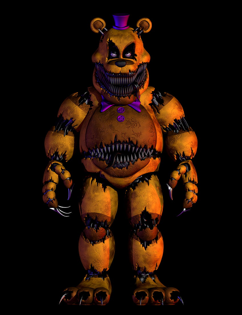 Nightmare Fredbear/Nightmare C4D Render por Kazgrin em Papel de