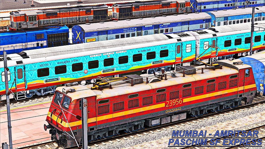 รถไฟจำลองรถไฟอินเดีย 2019 เครื่องจำลองรถไฟอินเดีย วอลล์เปเปอร์ HD