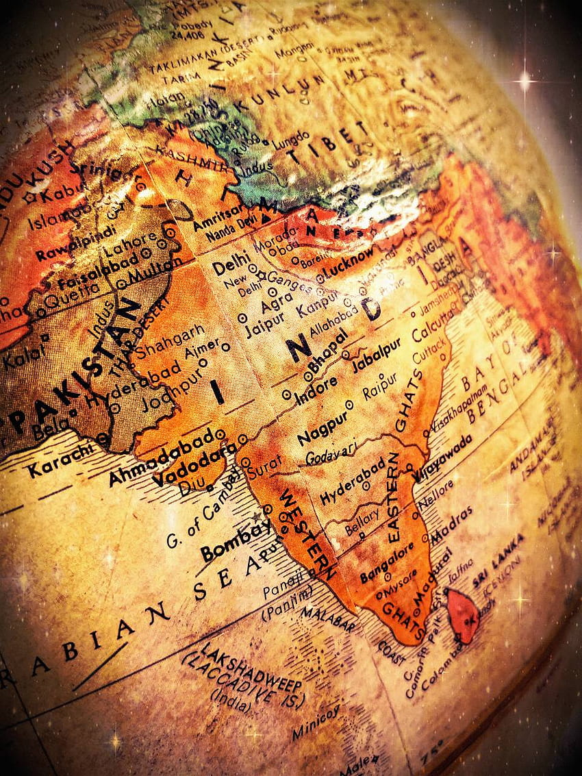 India my World by Pgdmed, india map HD phone wallpaper