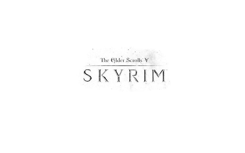 Skyrim Logo by NiereVelbrump, skyrim frau HD wallpaper