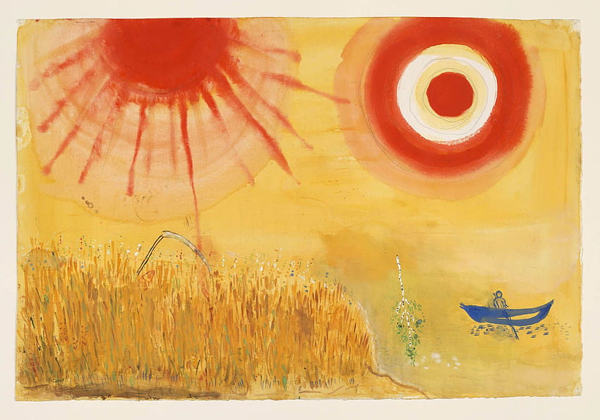 A Wheatfield On A Summers Afternoon Decor For Aleko, marc chagall HD wallpaper
