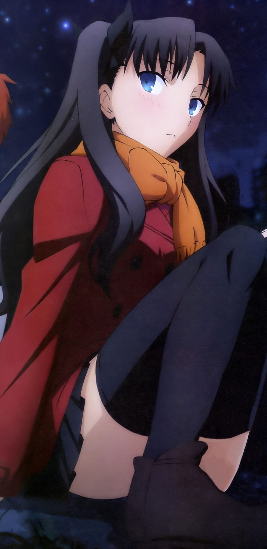 Anime/Fate/Stay Night: Unlimited Blade Works, rin tohsaka phone HD phone wallpaper