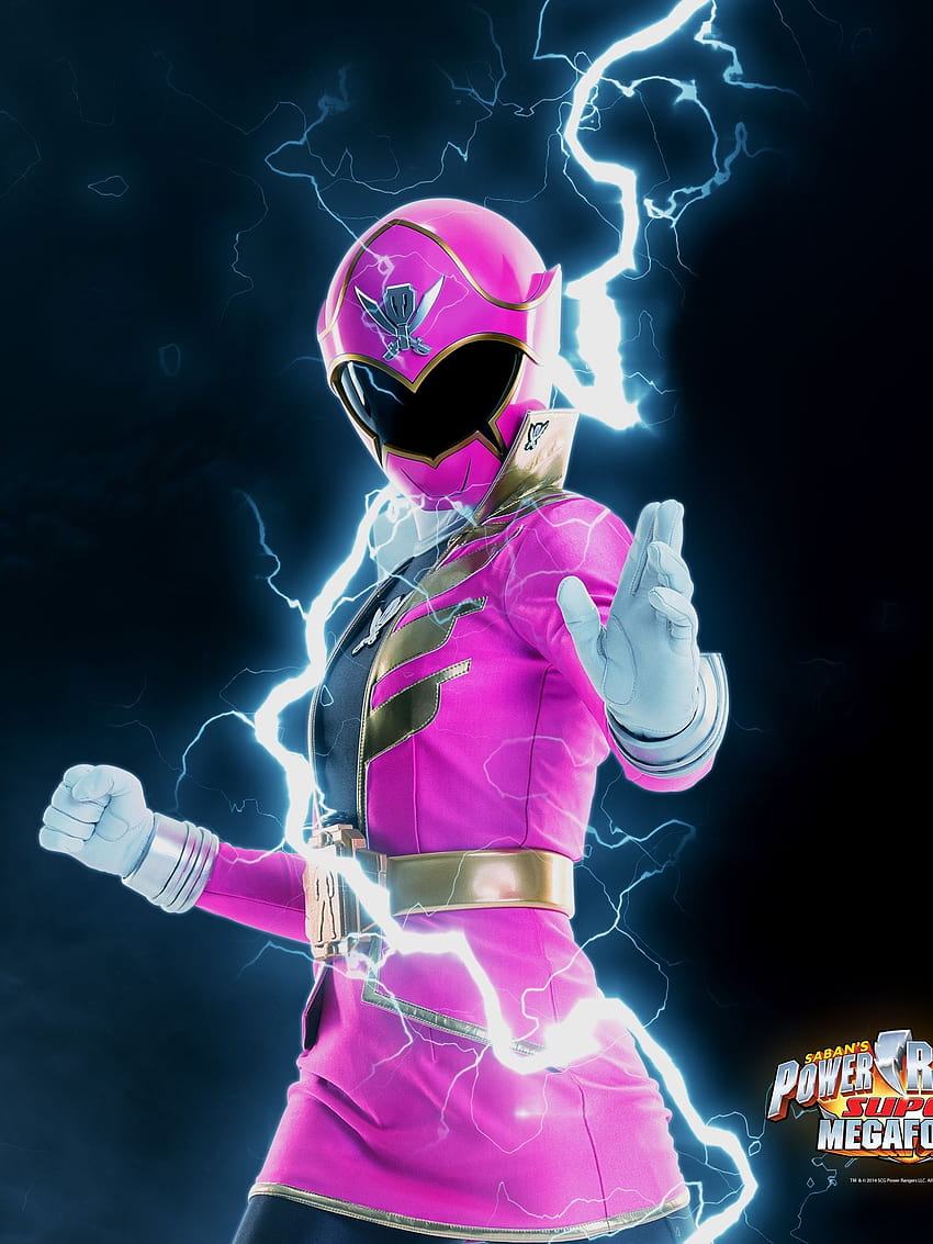 Power Rangers Super Megaforce Pink Fun เรนเจอร์ฤดูร้อน วอลล์เปเปอร์โทรศัพท์ HD