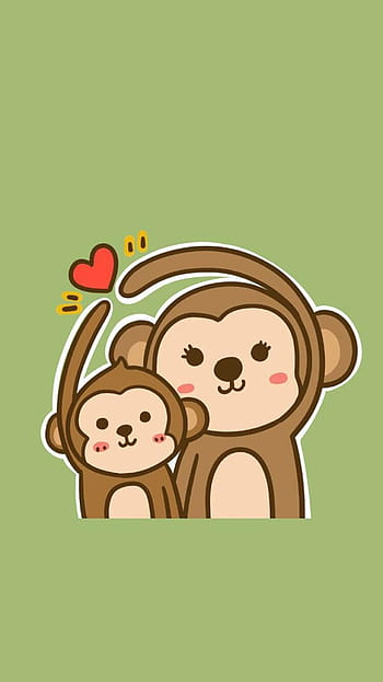 Cute Monkey Wallpapers  Top Free Cute Monkey Backgrounds  WallpaperAccess