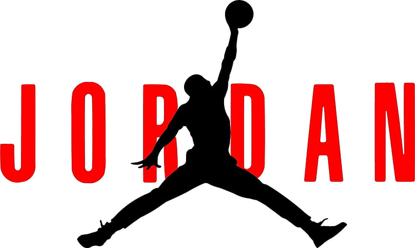 Logotipo rojo de Jordan publicado por Ethan Tremblay, logotipo de fondo de pantalla