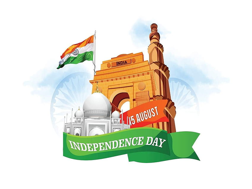 Happy India Independence Day 2019: , Wünsche, Nachrichten, Status, 15. August HD-Hintergrundbild