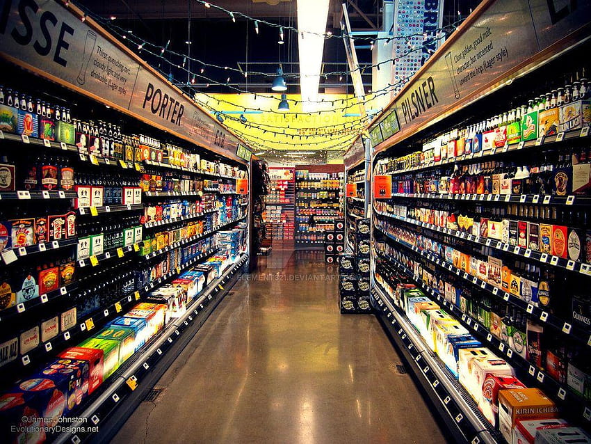 食料品店 3 by element321、スーパーマーケット 高画質の壁紙
