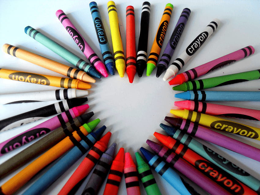 Crayola Heart by Johnnys HD wallpaper
