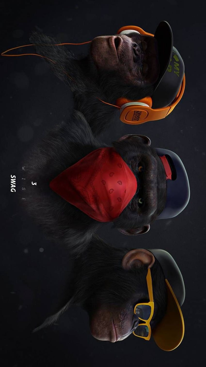 monkey swag2 by anddyy00, swag monkey HD phone wallpaper