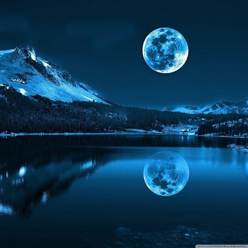 Moonlight Night ❤ para Ultra TV • Ampla lua noturna Papel de parede de celular HD