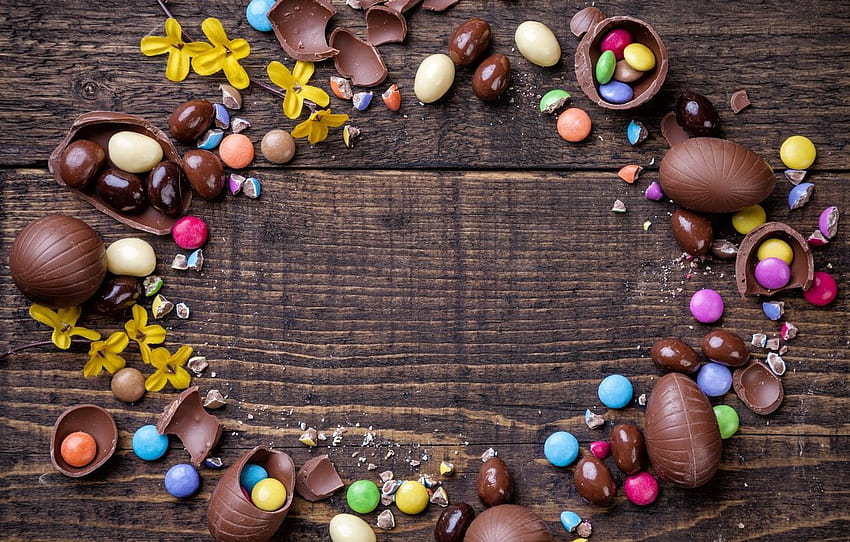 chocolate easter egg wallpaper