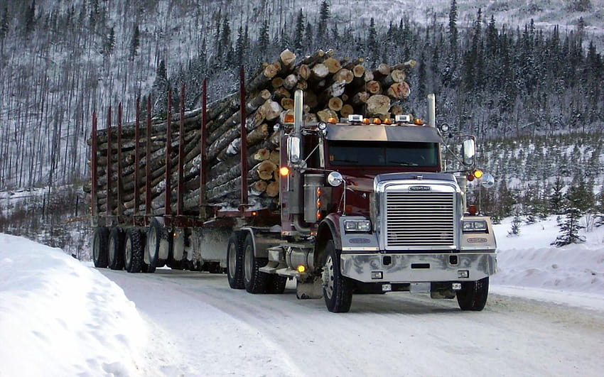 トラック輸送、大型トラック 高画質の壁紙