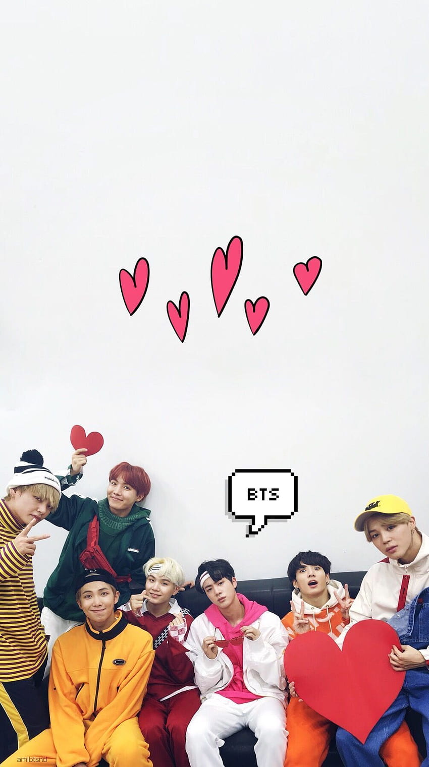 BTS Heart on Dog, my head my heart HD phone wallpaper