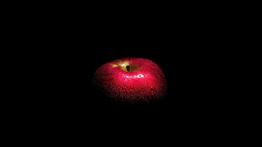 dark, Side, Red, Apple / and Mobile Backgrounds, dark apple HD wallpaper