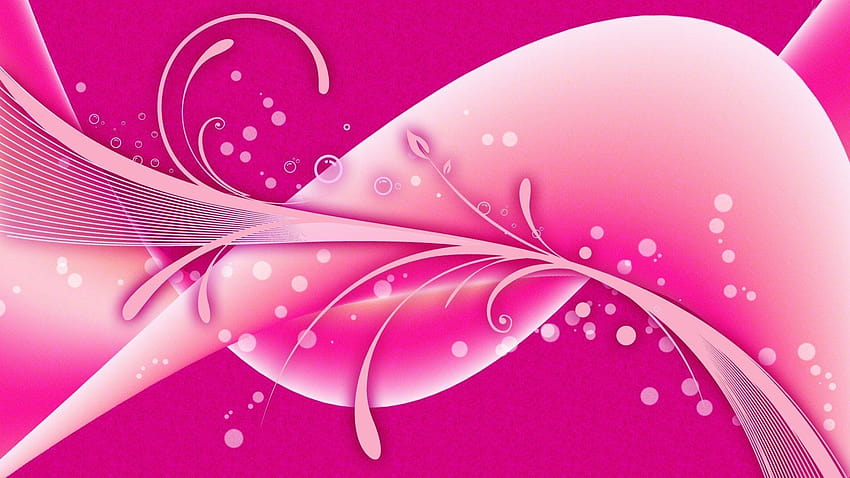 Pink 3D Group, fuchsia pink HD wallpaper