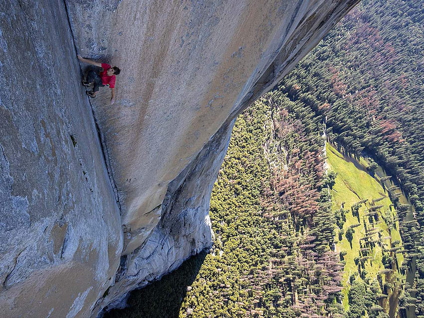 Jak Alex Honnold wspiął się na El Capitan w Yosemite dla „Solo” Tapeta HD