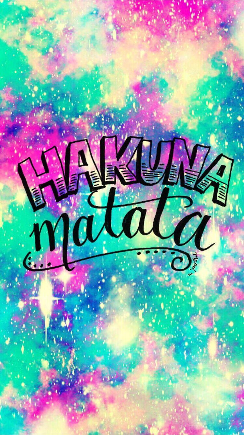 Hakuna Matata Galaxy iPhone/Android I Created For The App, hakuna matata iphone HD phone wallpaper