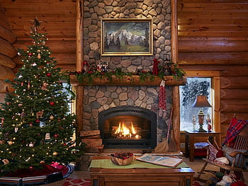 Free download Christmas Cabin And Tree In Deep Snow Christmas Landscapes  Wallpaper 1600x1200 for your Desktop Mobile  Tablet  Explore 38 Christmas  Cabin Wallpaper  Free Christmas Cabin Wallpaper Log Cabin