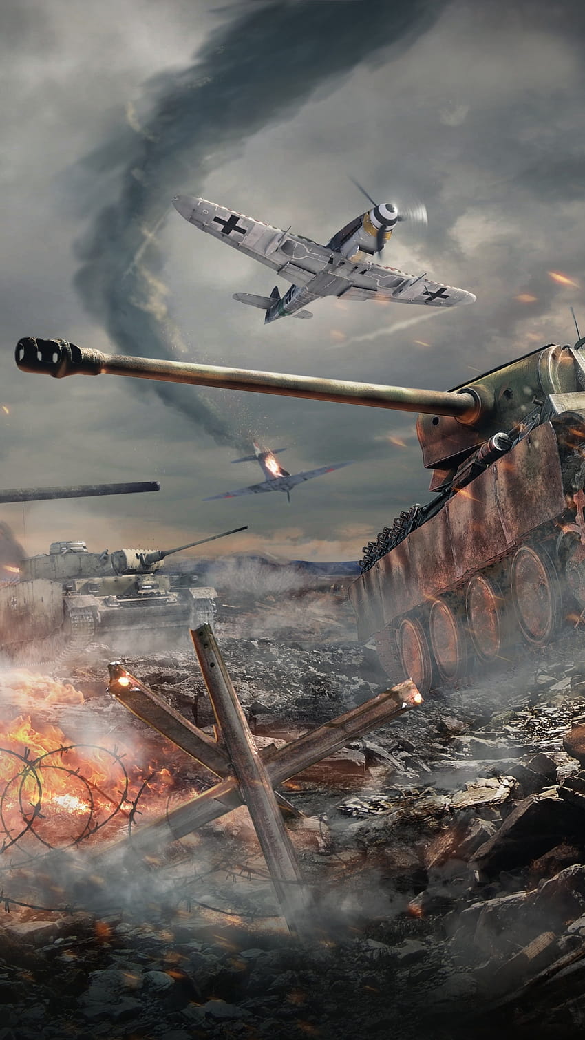Videospiel/War Thunder, Kriegstelefon HD-Handy-Hintergrundbild