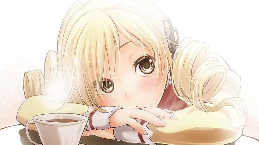 Not Being Gay Yeah  Anime Girl Sipping Tea Transparent PNG  870x720   Free Download on NicePNG