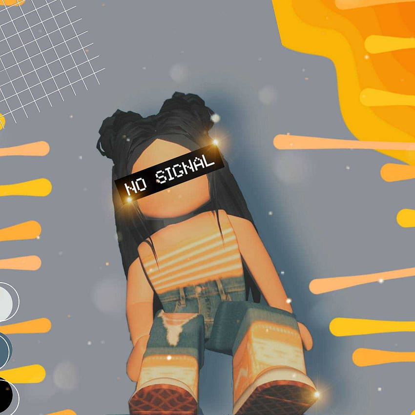 Roblox avatar, girl, glitch, HD phone wallpaper