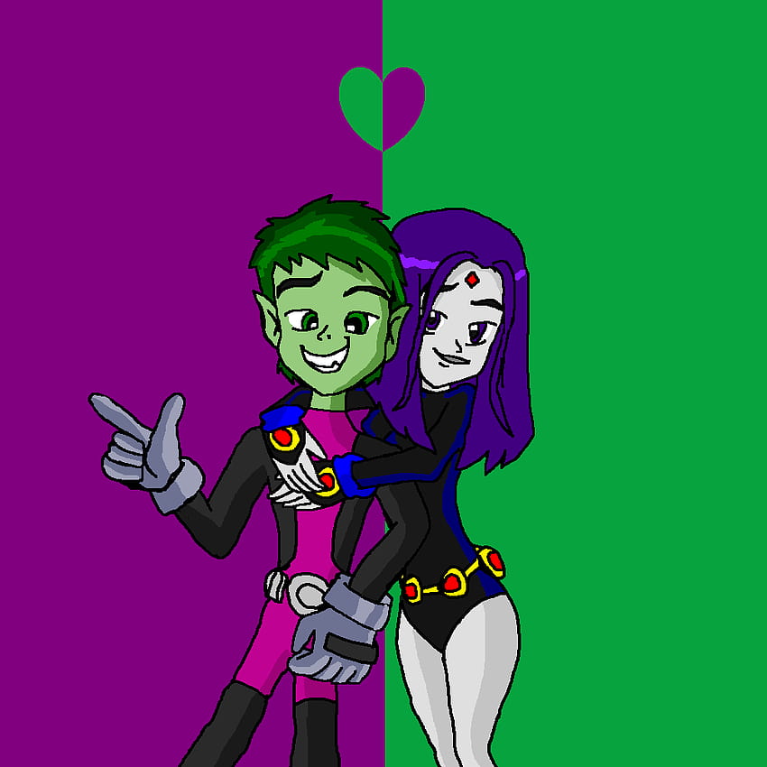 Beast Boy  Raven by UltraPunkNERD on DeviantArt