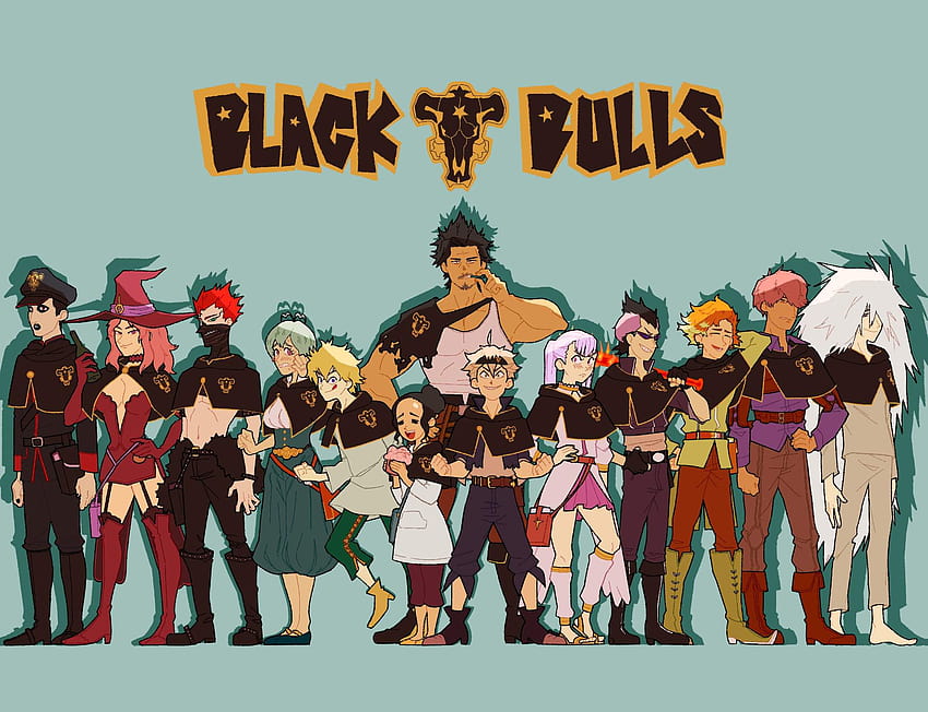 Black Clover Black Bull Team HD-Hintergrundbild