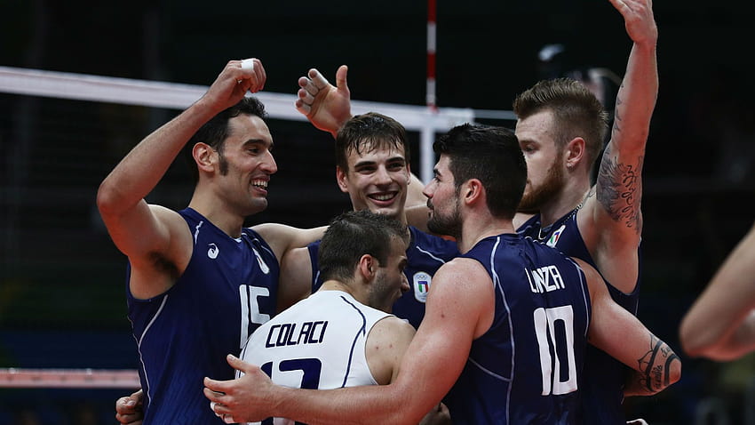 Włochy wracają, by pokonać męską drużynę siatkówki USA, Iwana Zajcewa Tapeta HD