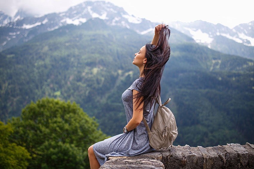 HD girl in mountains wallpapers  Peakpx