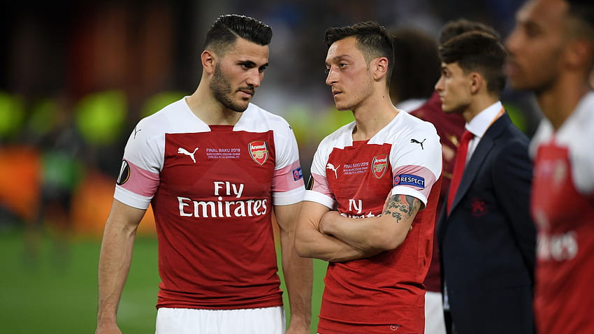 Mesut Ozil and Sead Kolasinac: Arsenal stars out of squad after HD wallpaper