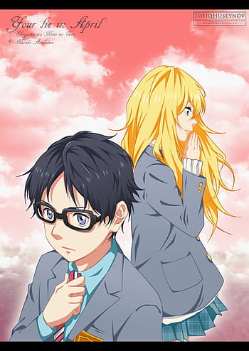 shigatsu wa kimi no uso arima kousei sawabe tsubaki megane tagme wallpaper, #596123